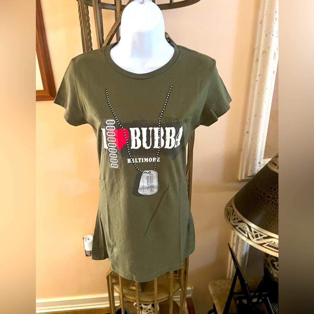 I ❤️ BUBBA - Baltimore BUBBA GUMP Restaurant Tee M (Jr)